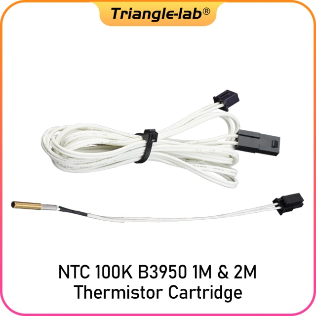 NTC 100K B3950 Thermistor Cartridge - 1M Metal